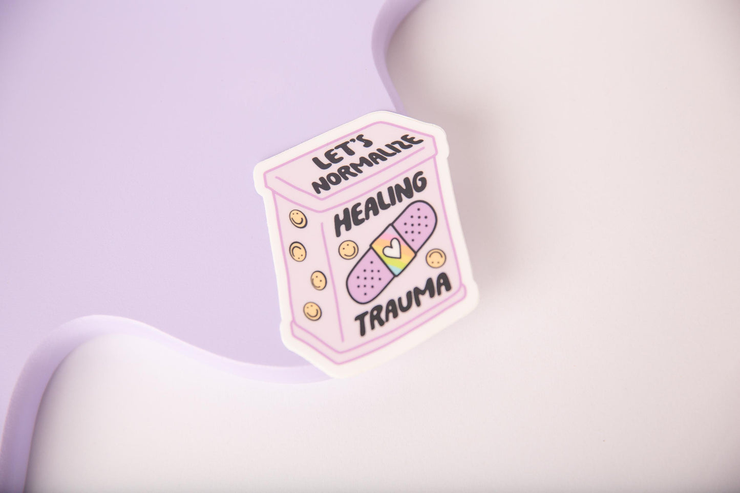 Lets Normalize Healing Trauma Sticker