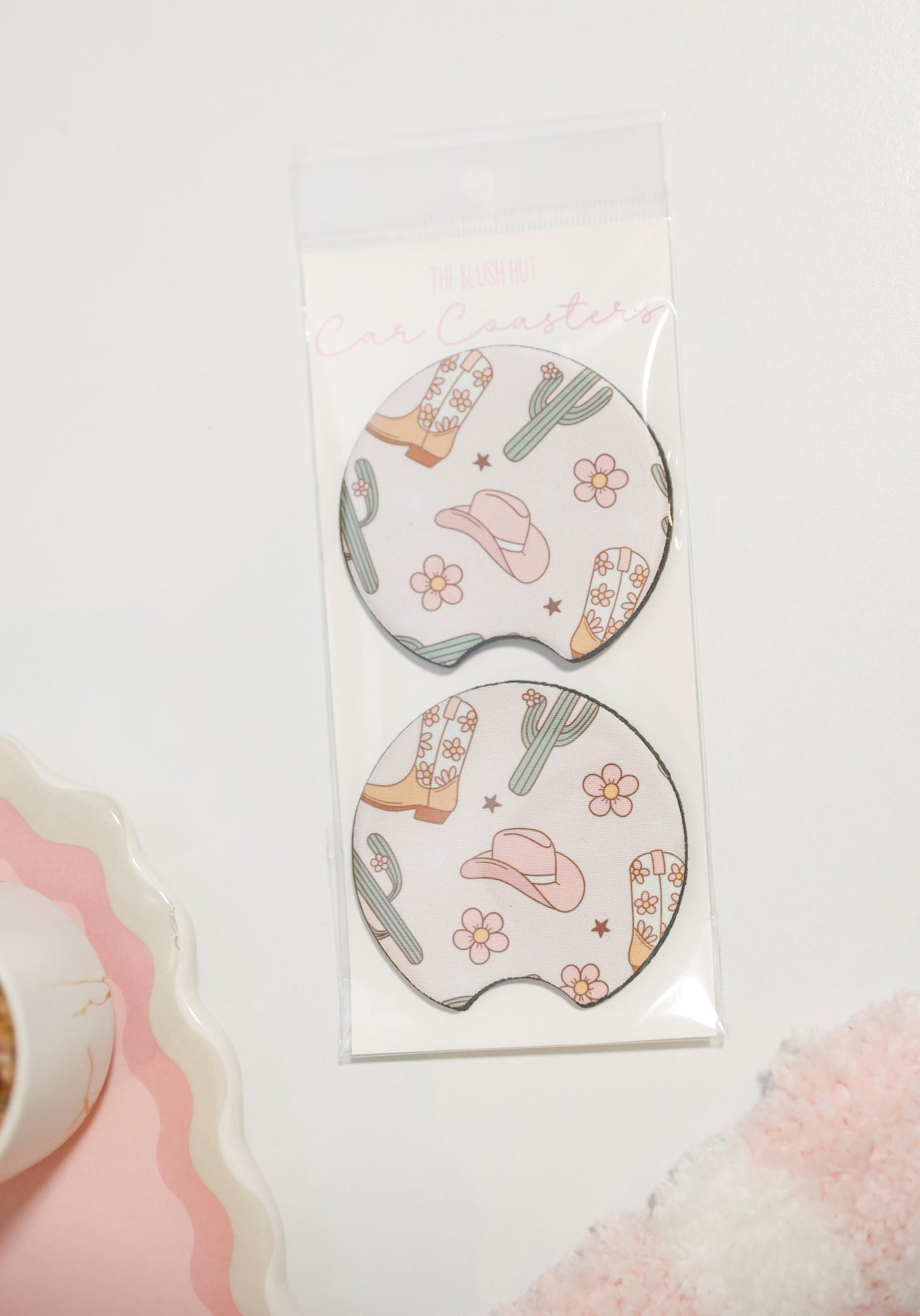 Western Car Coasters (Set of 2)