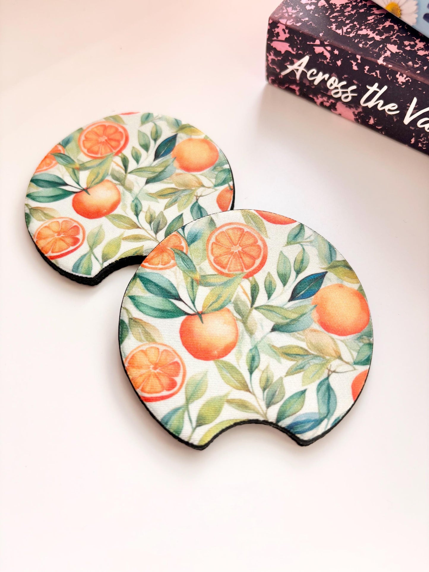 Orange Car Coasters
