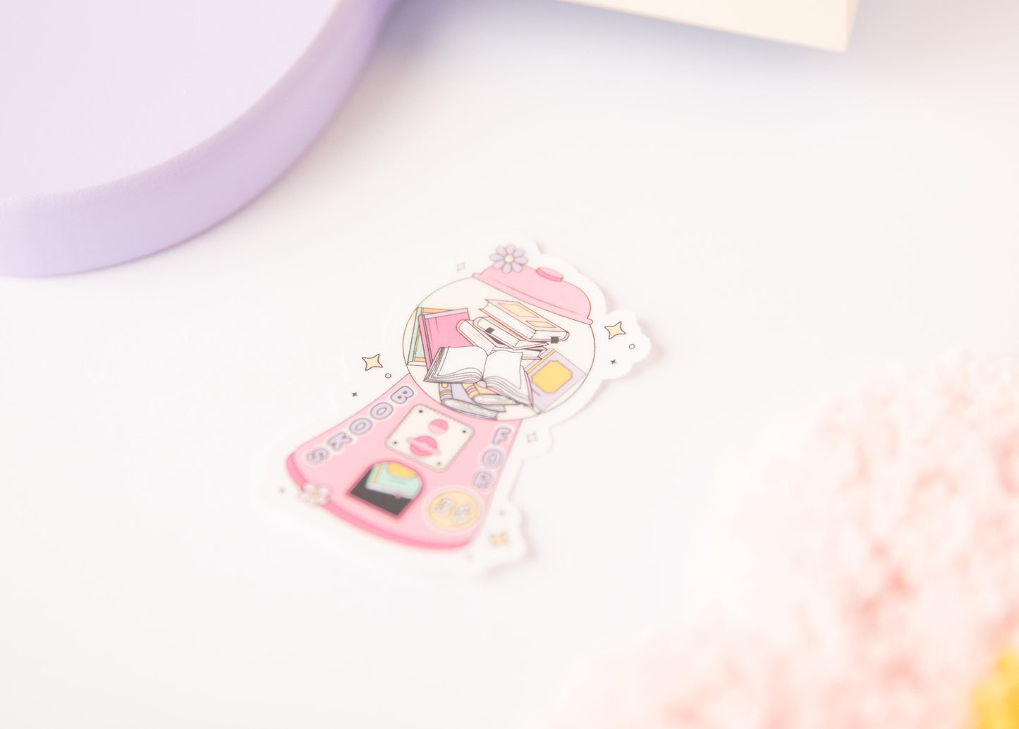 Book Vending Machine Sticker