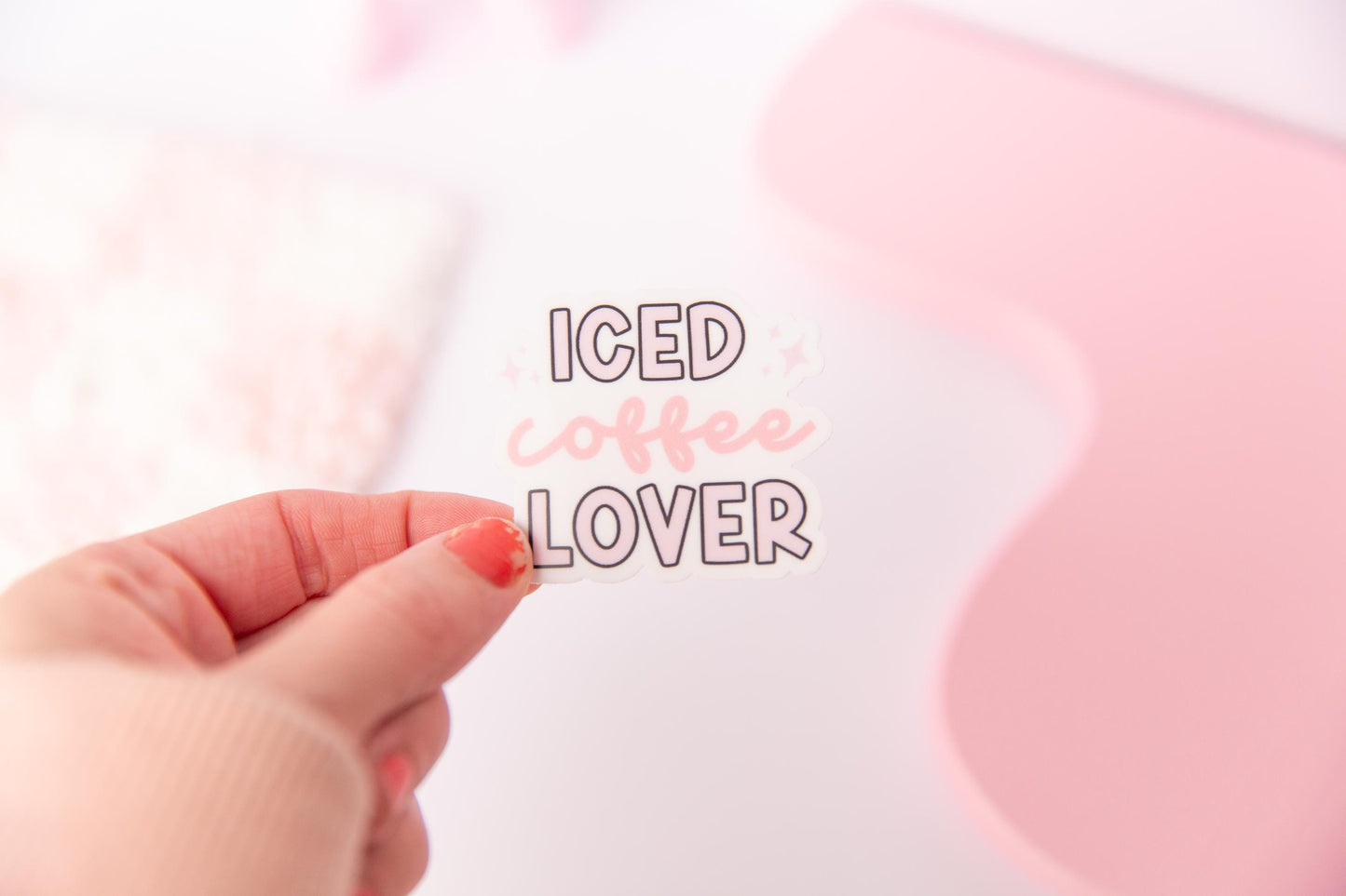 Iced Coffee Lover Sticker