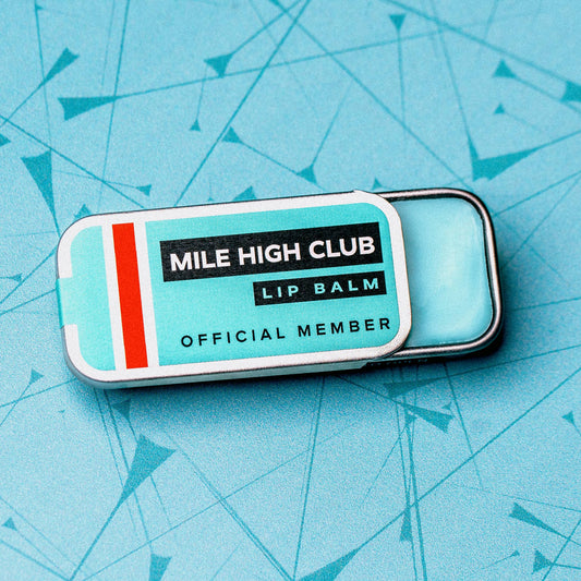 Mile High Club Lip Balm | Funny Old School Tin