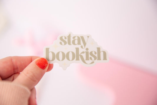 Stay Bookish Sticker