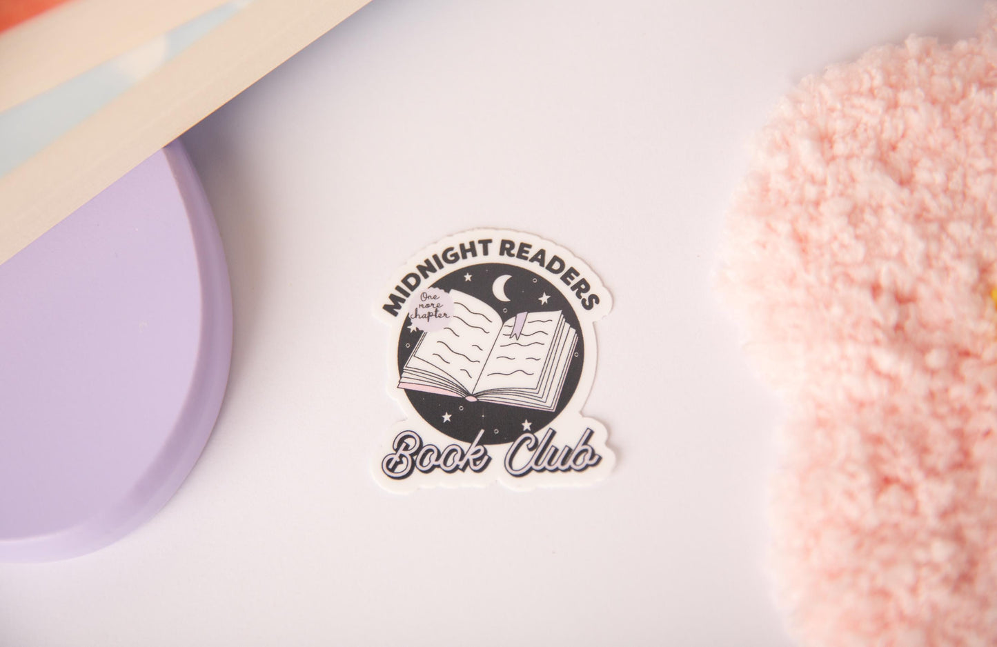 Midnight Reader Club Sticker