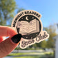 Midnight Reader Club Sticker