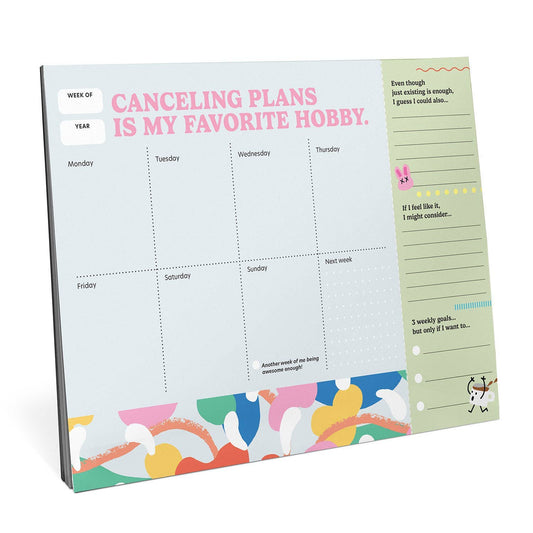 Struggle Is Real Undated Weekly Desktop Planner, 60 Weeks