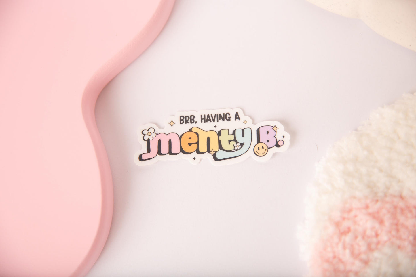 Menty B Sticker