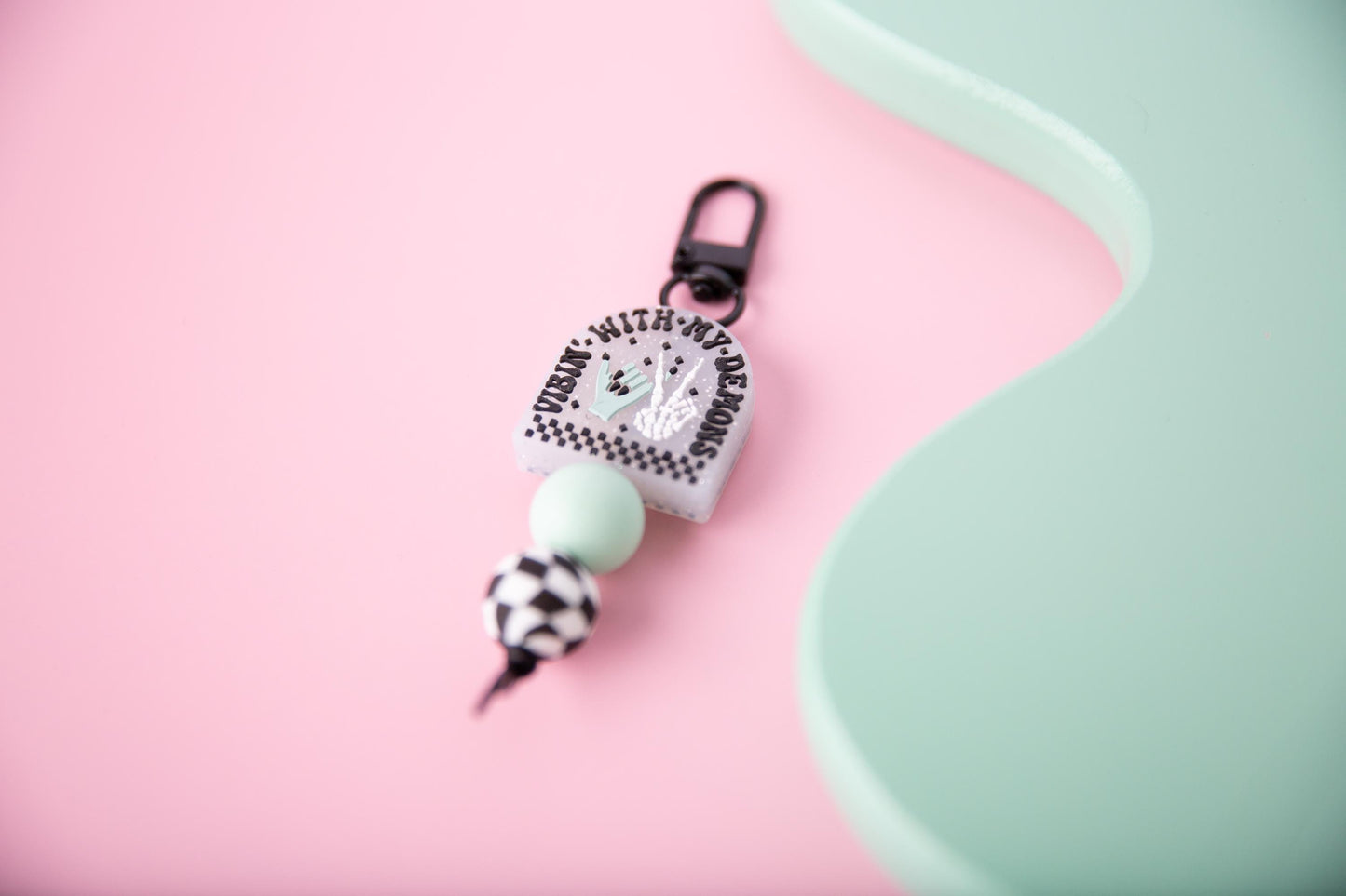 Vibin With My Demons Charm