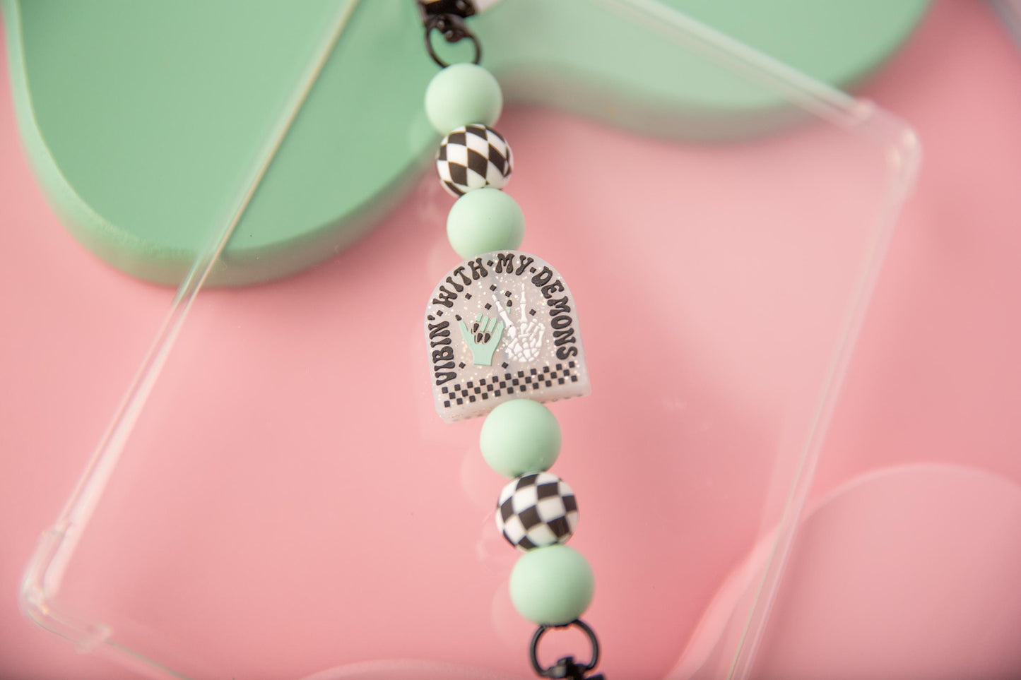 Vibin With My Demons Kindle Strap