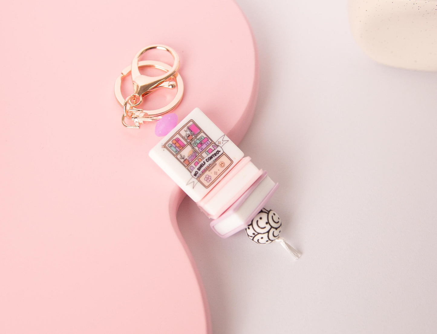 No Shelf Control Keychain