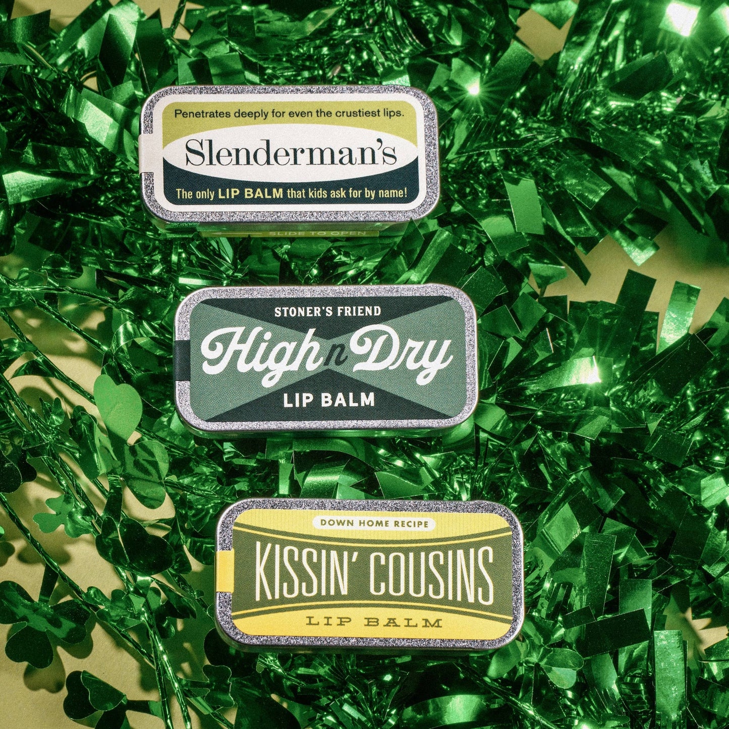 High N Dry Lip Balm | Funny Old School Tin
