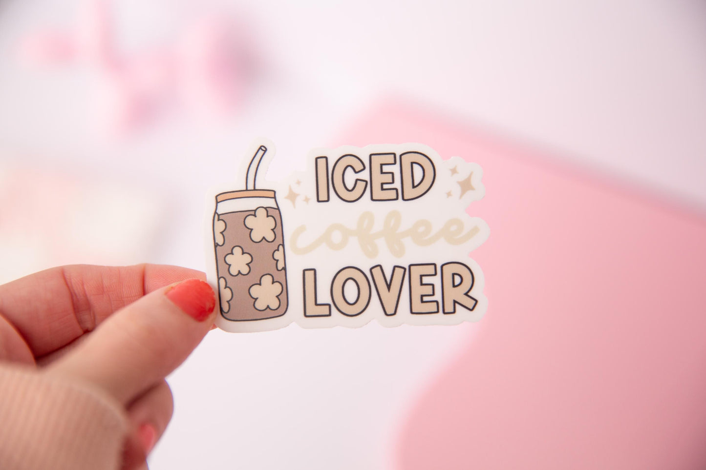 Iced Coffee Lover Sticker