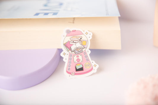 Book Vending Machine Sticker
