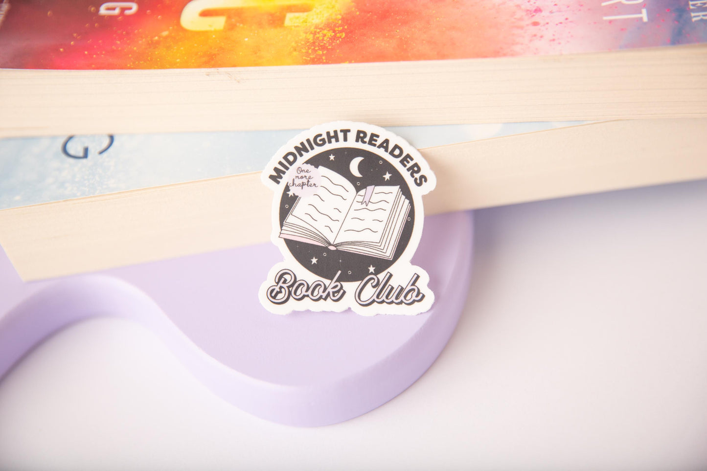 Midnight Reader Club Sticker