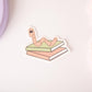 Bookworm sticker