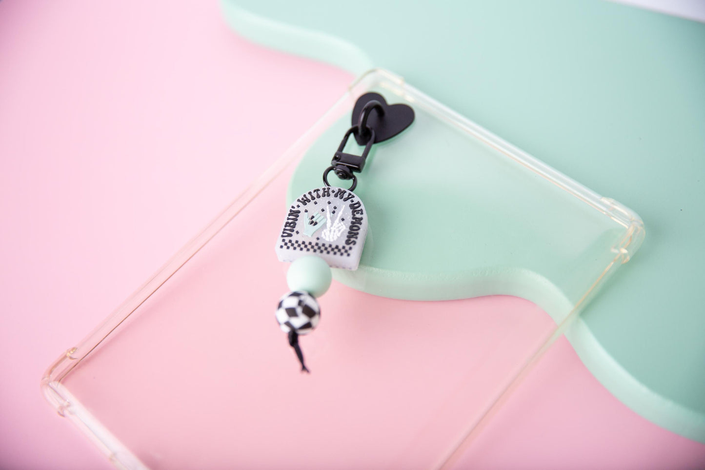 Vibin With My Demons Charm