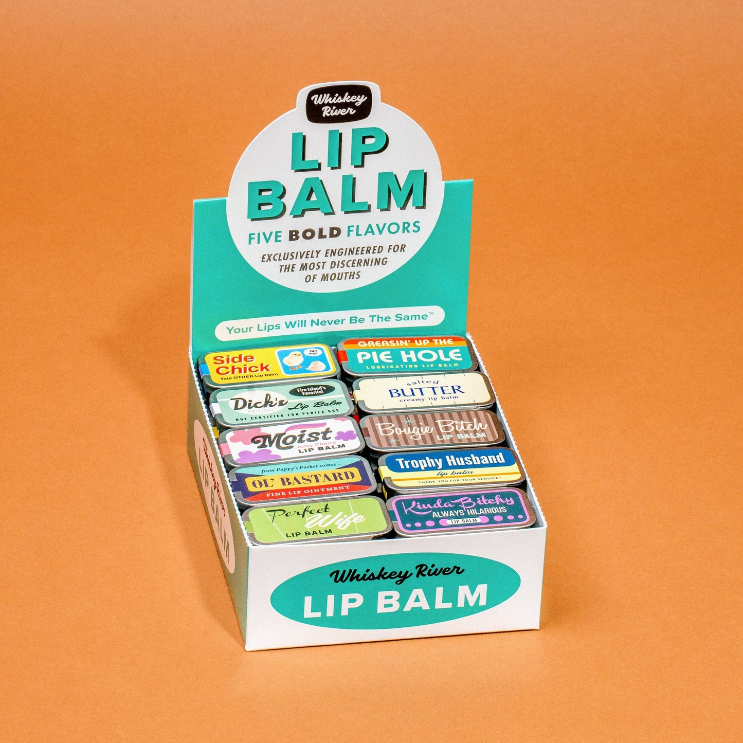 Greasin' Up the Pie Hole Lip Balm | Funny Old School Tin