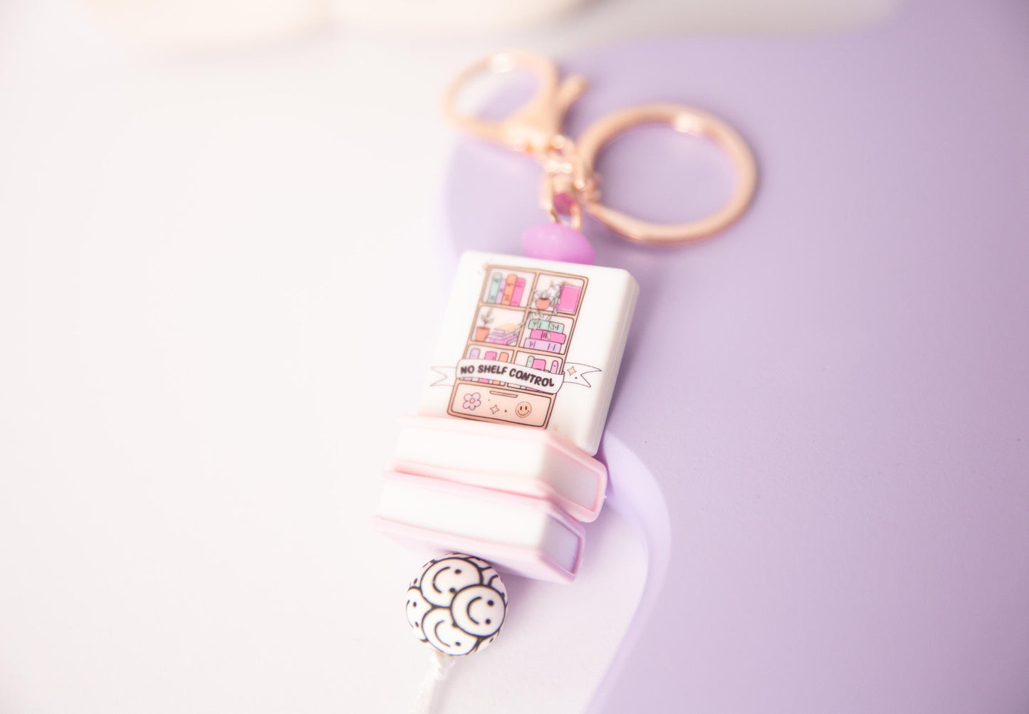 No Shelf Control Keychain
