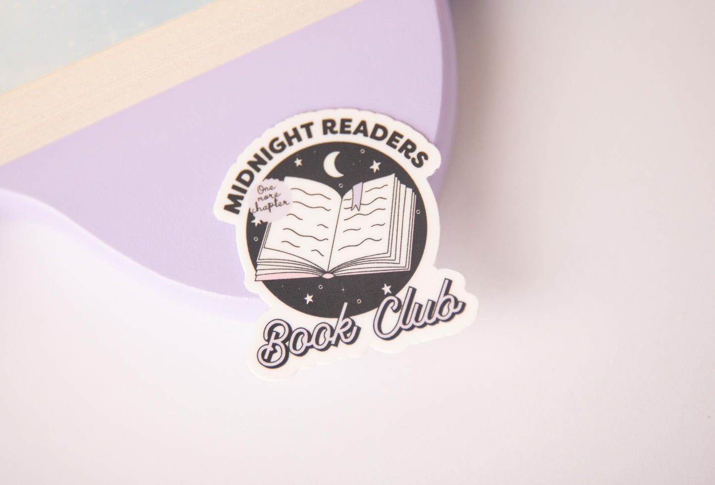 Midnight Reader Club Sticker