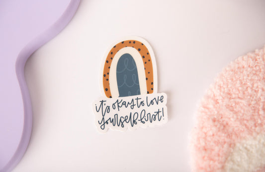 Love Yourself First Sticker