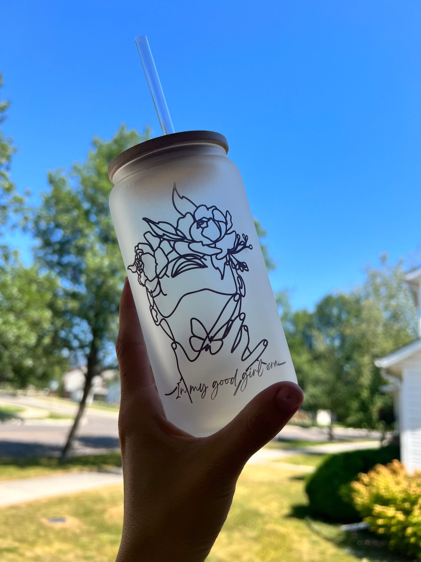 In My Good Girl Era Glass