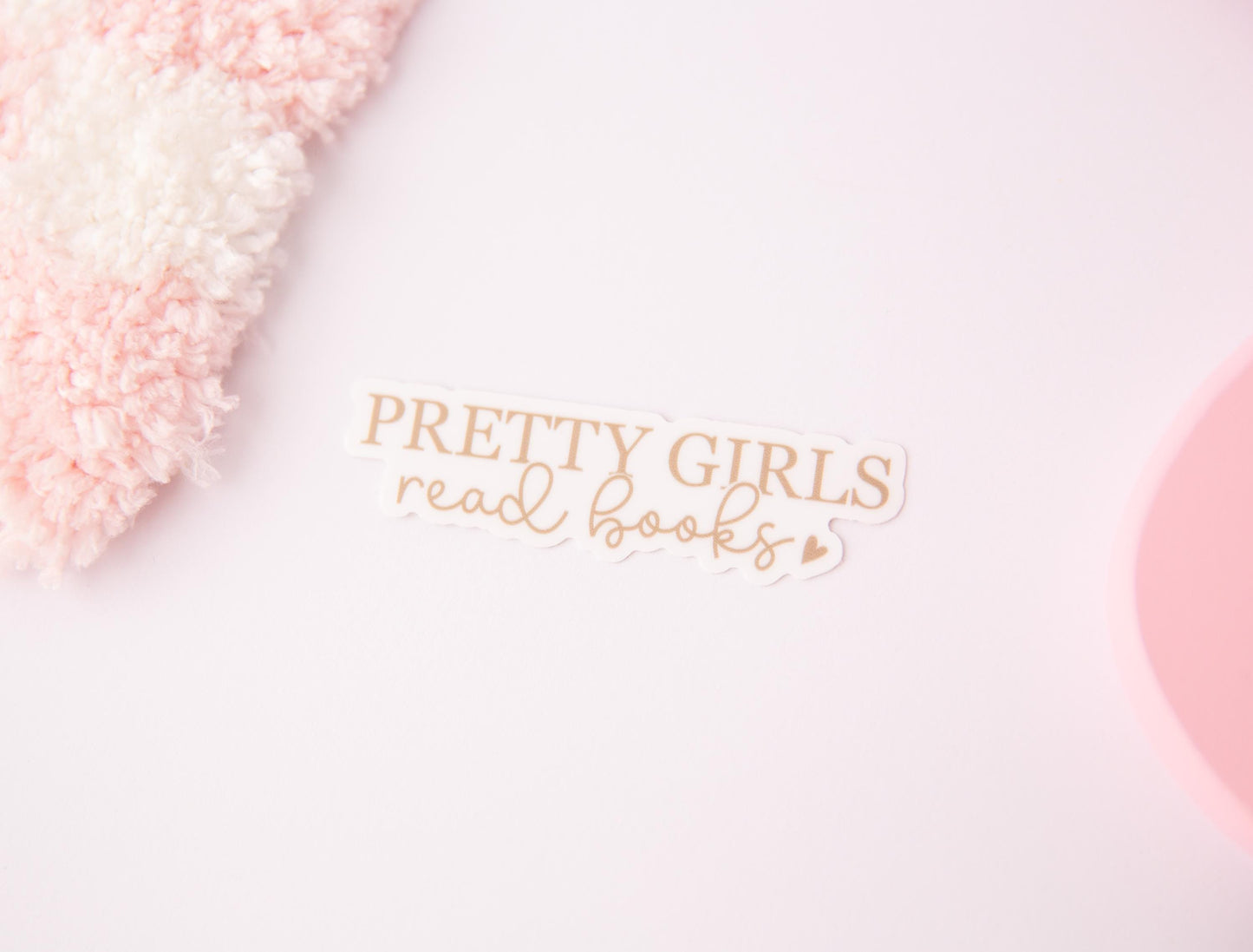 Pretty Girls Read Books Sticker
