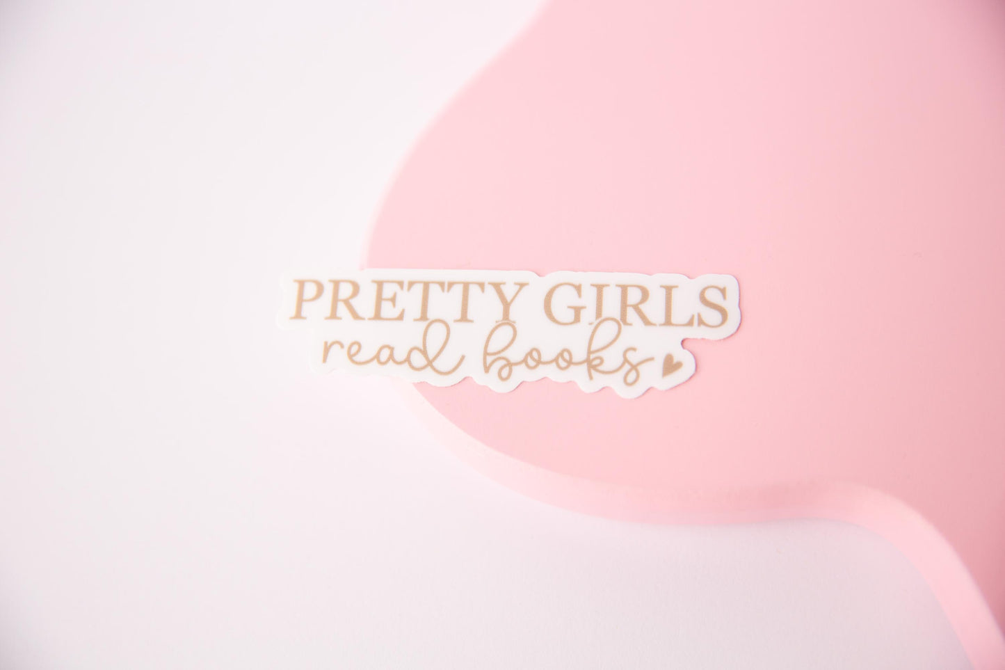 Pretty Girls Read Books Sticker