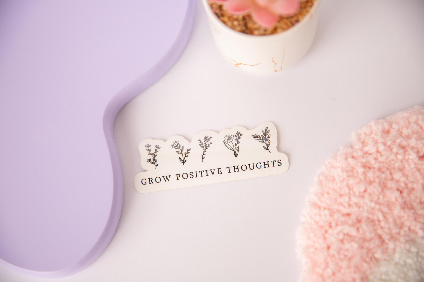 Grow Positive Thoughts Sticker
