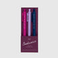 The Bookworm Jotter Gel Pen Set