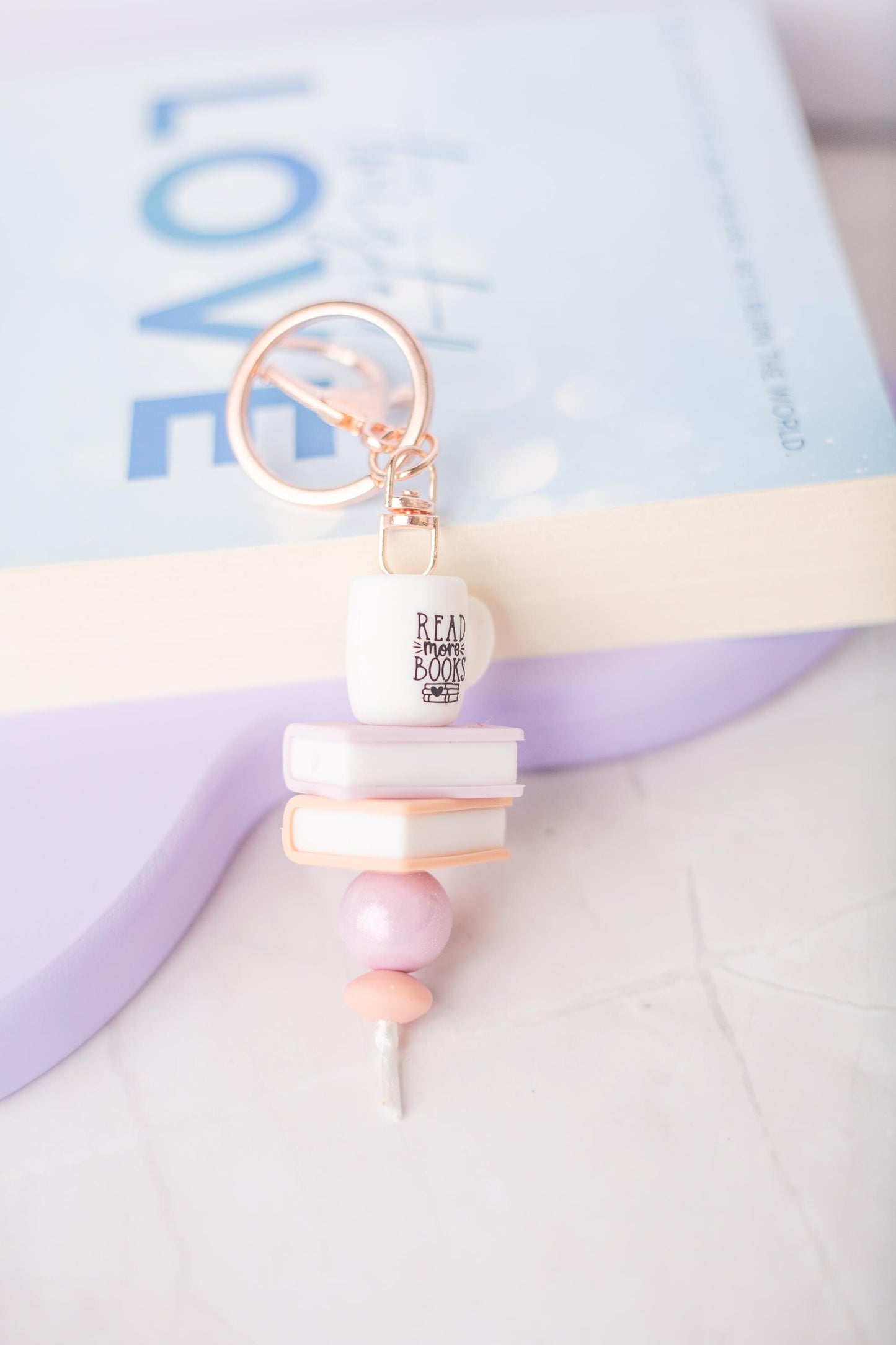 Book lover Keychain