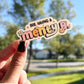 Menty B Sticker
