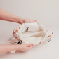 Fancy Feet Crescent Bag