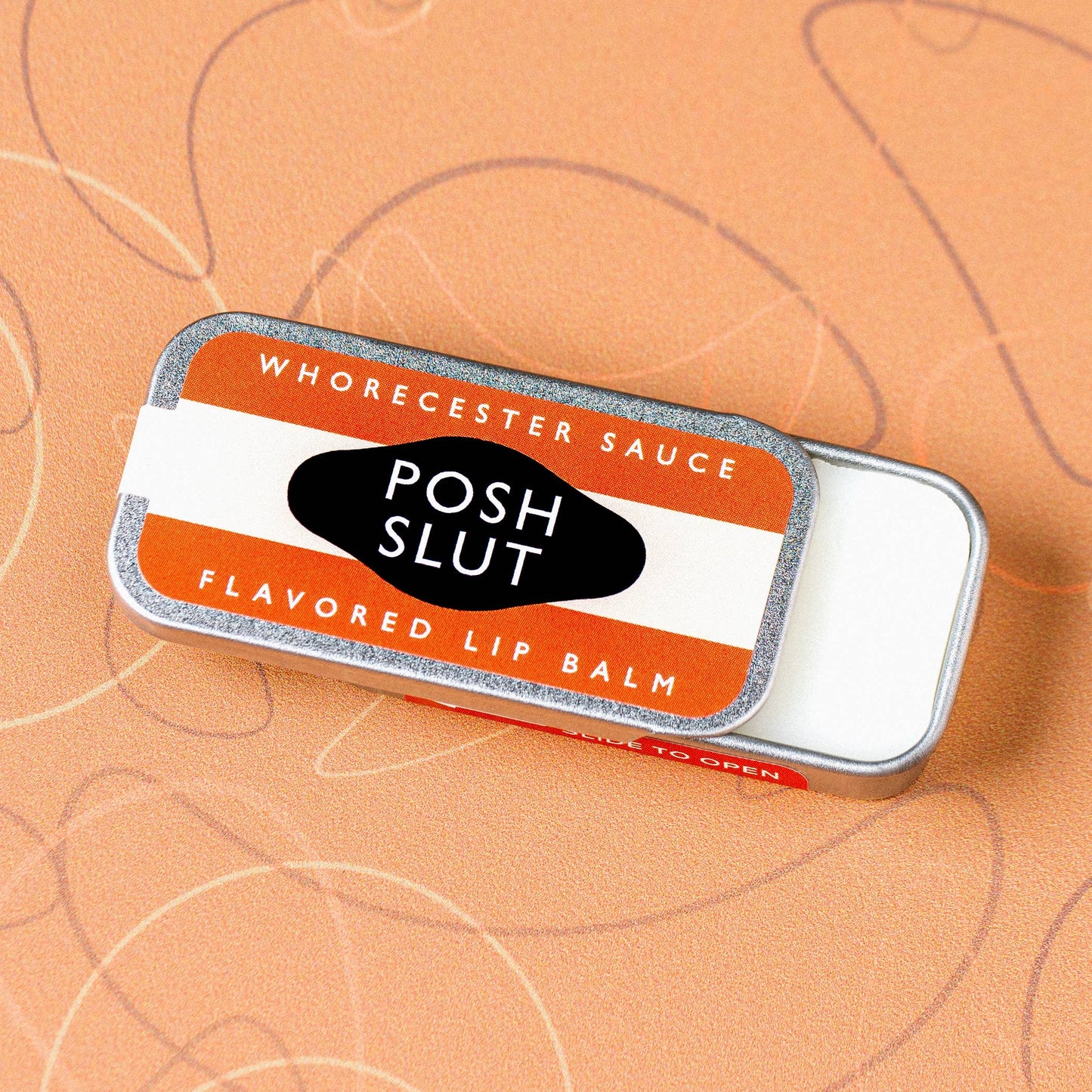 Posh Slut Lip Balm | Funny Old School Tin