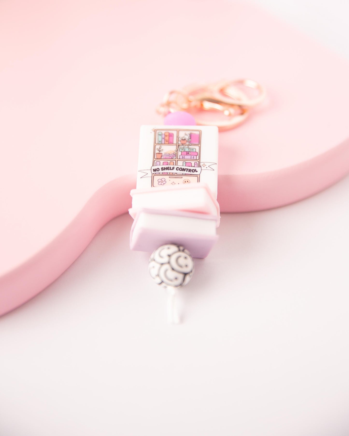 No Shelf Control Keychain