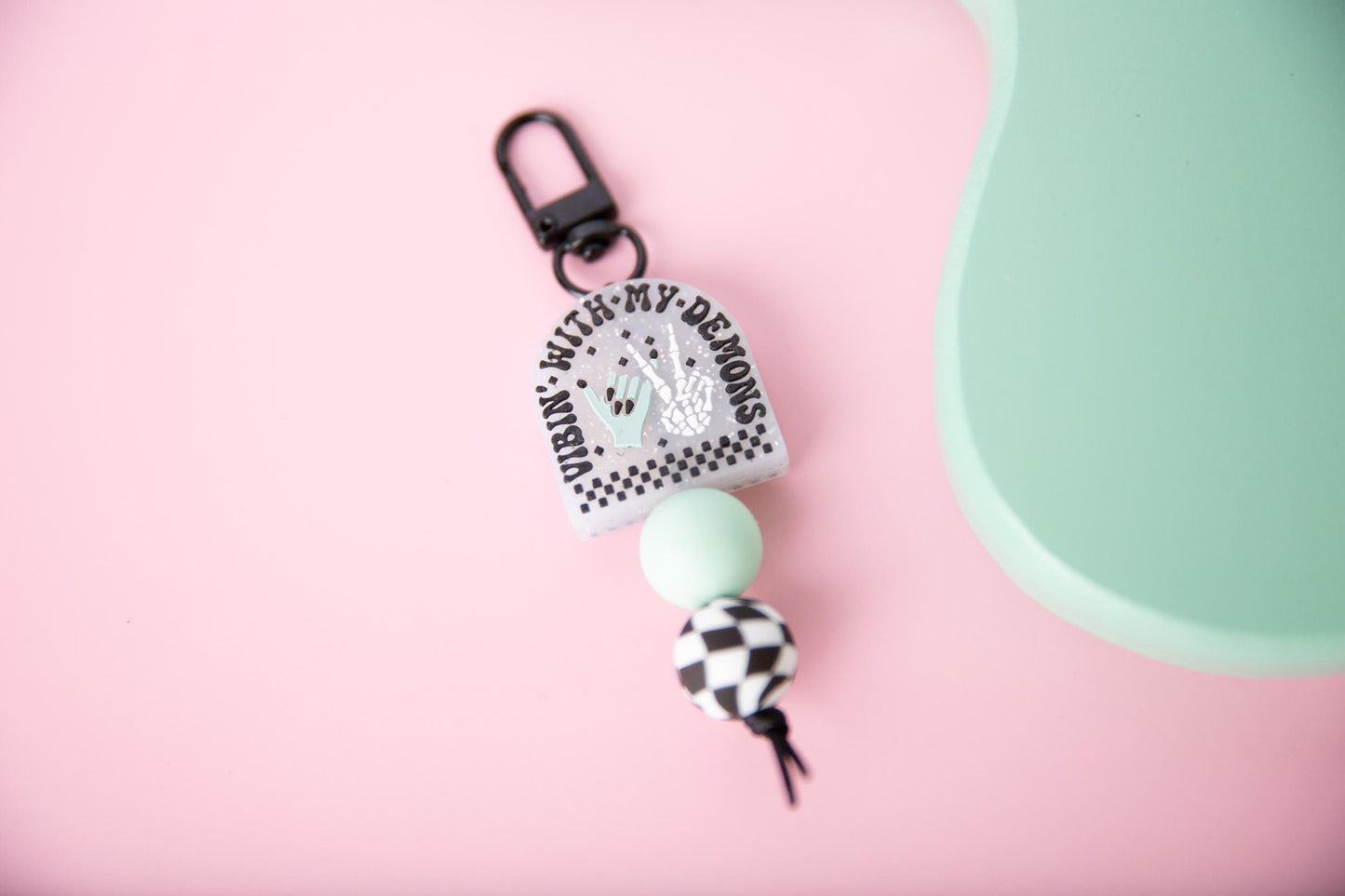 Vibin With My Demons Charm