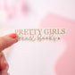 Pretty Girls Read Books Sticker