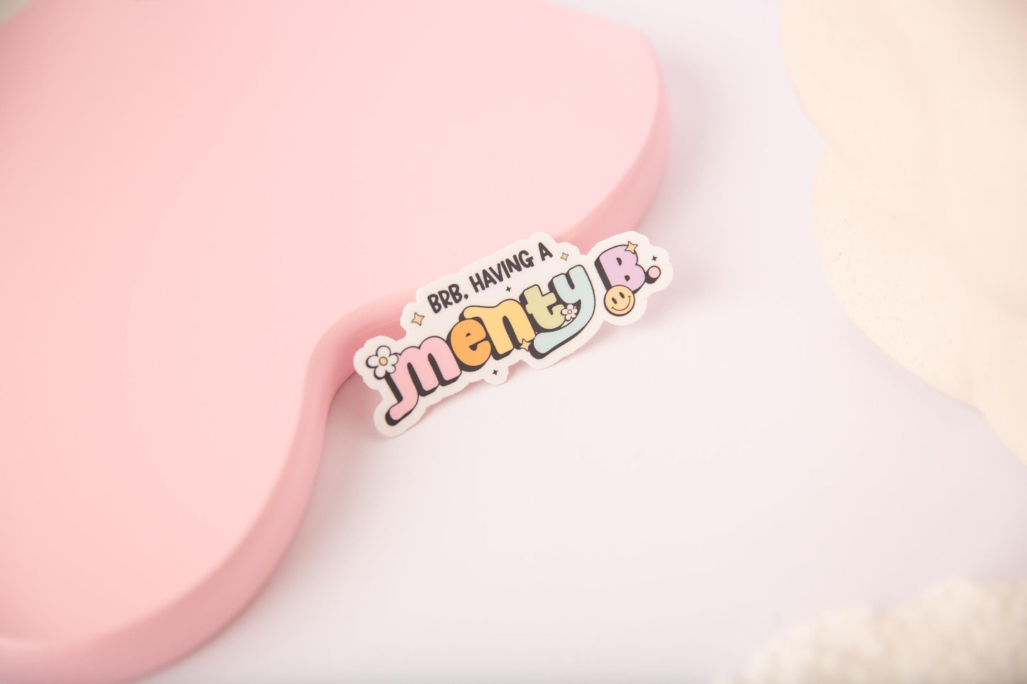 Menty B Sticker