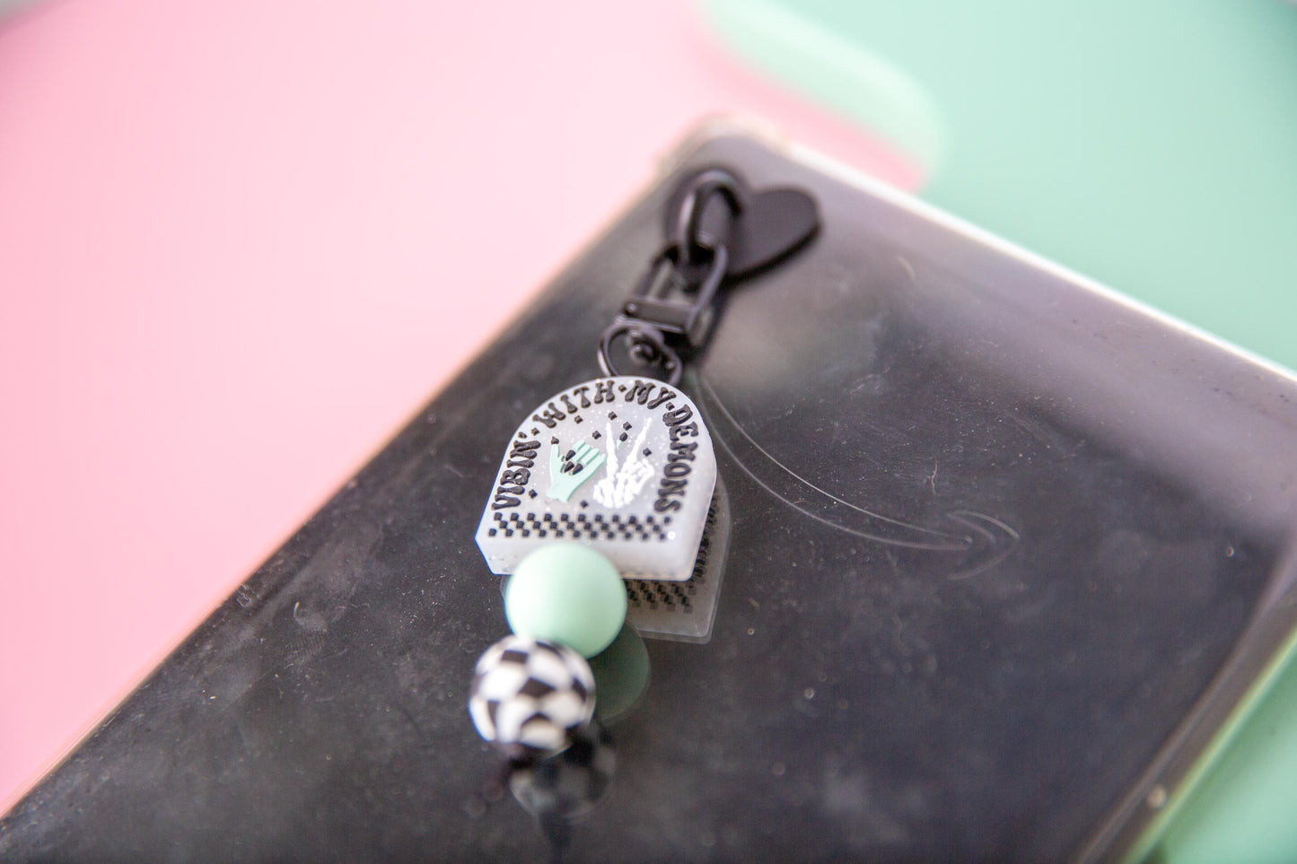 Vibin With My Demons Charm