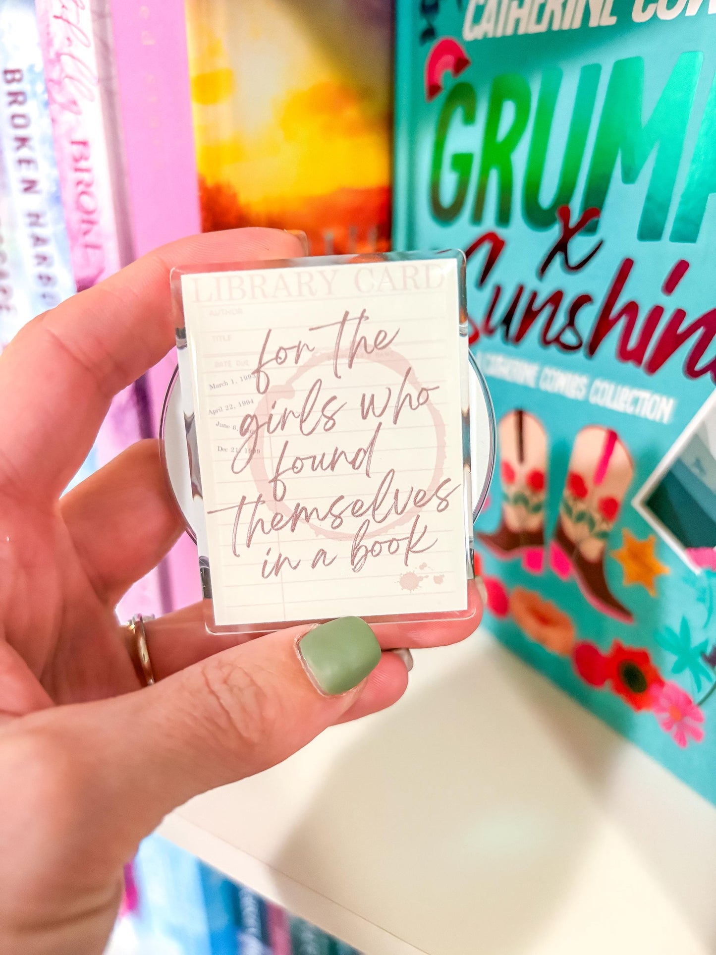 Vintage Library Card Phone Grip