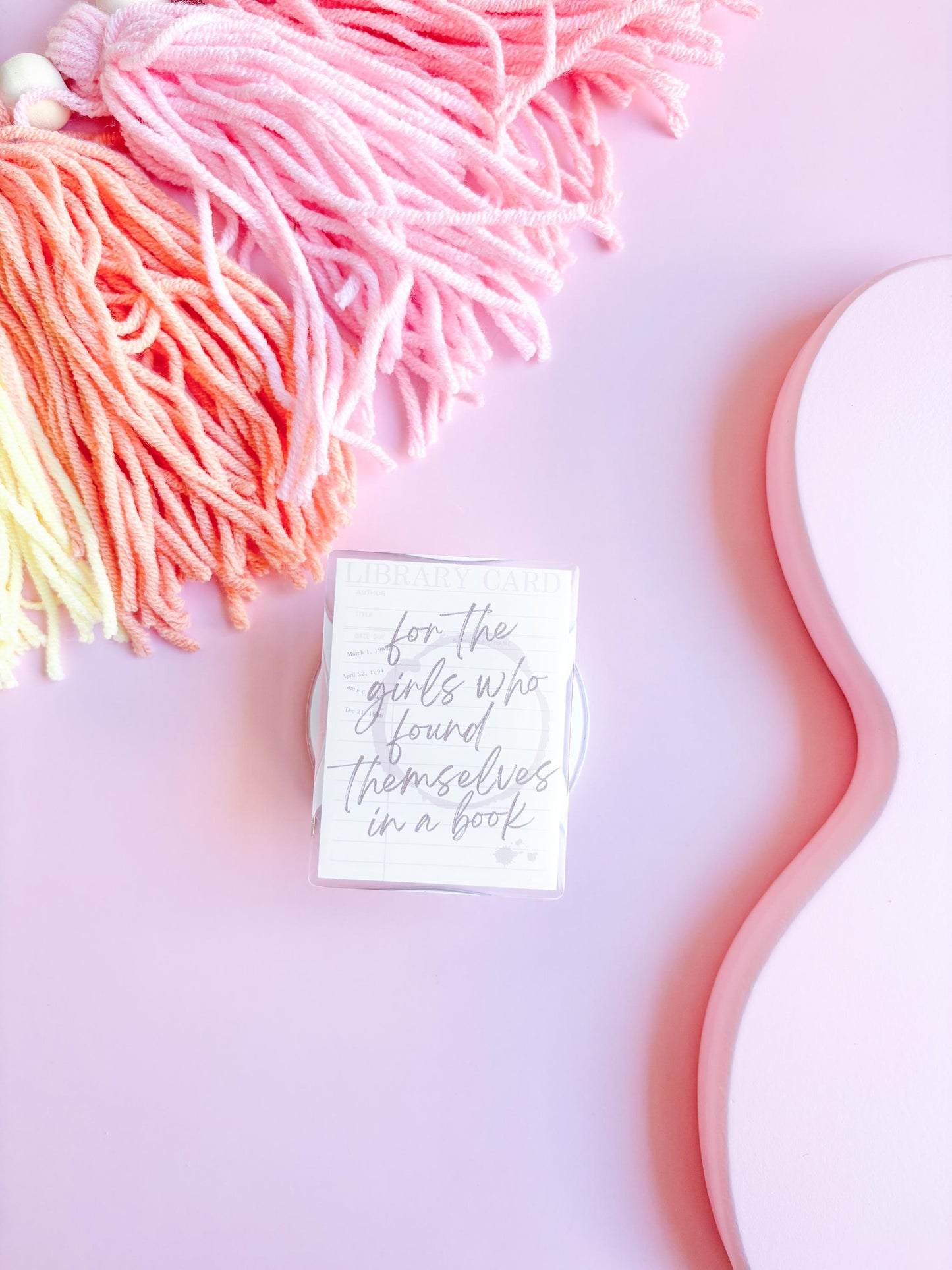 Vintage Library Card Phone Grip