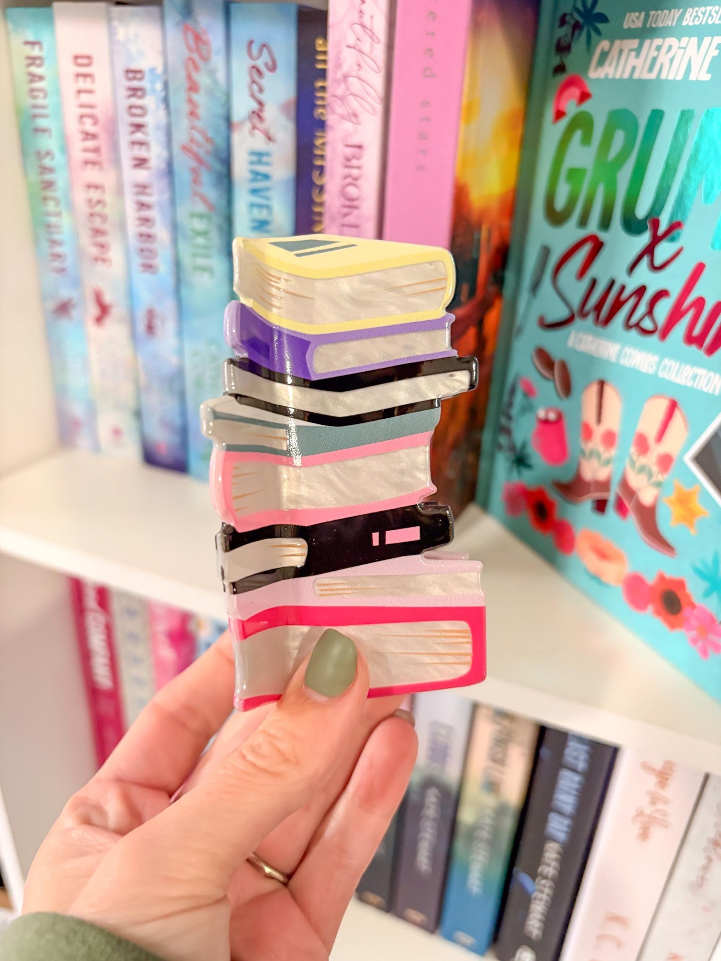 Bookish Hair Clip