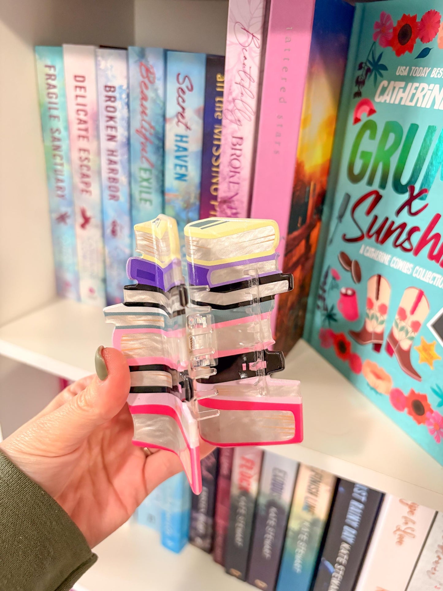 Bookish Hair Clip