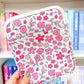 Pink Floral Kindle Sleeve