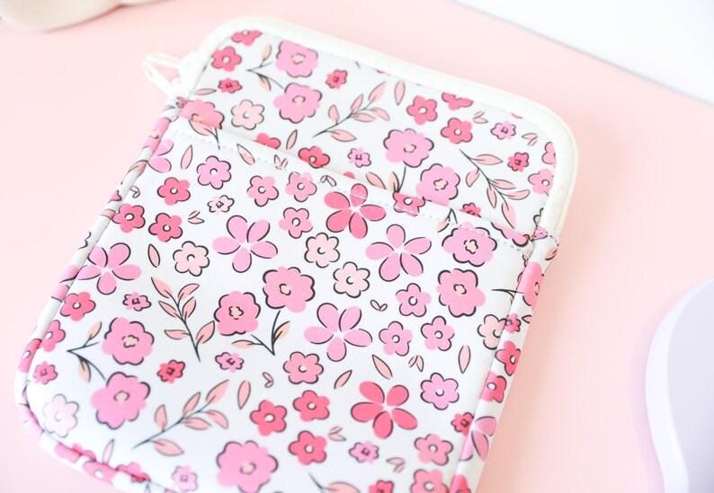 Pink Floral Kindle Sleeve