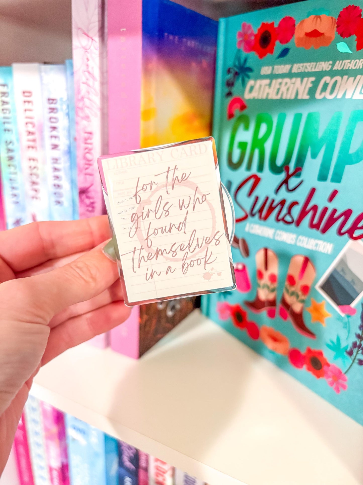 Vintage Library Card Phone Grip