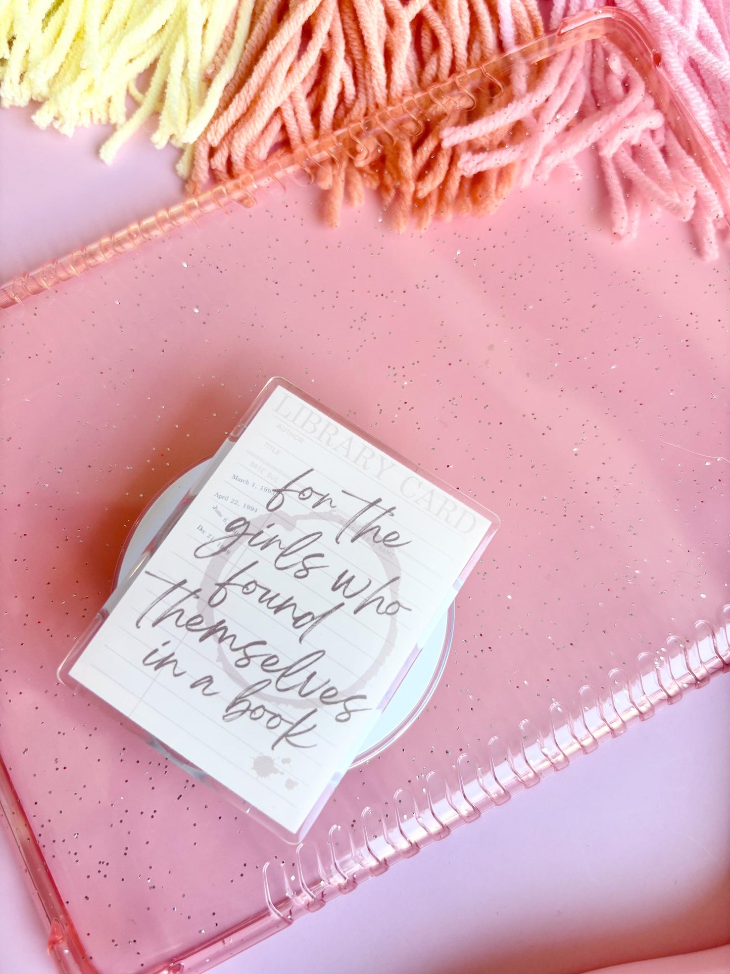 Vintage Library Card Phone Grip