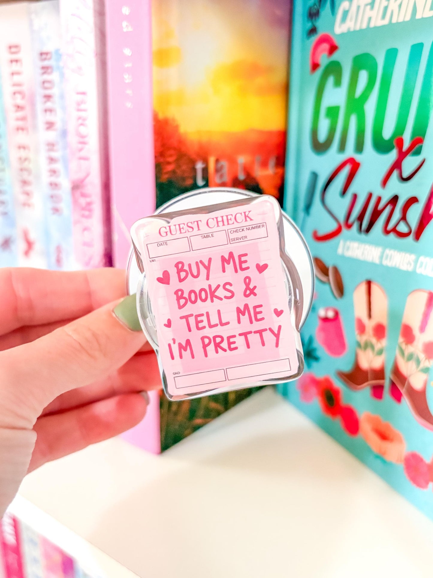 'Buy Me Books' Grip