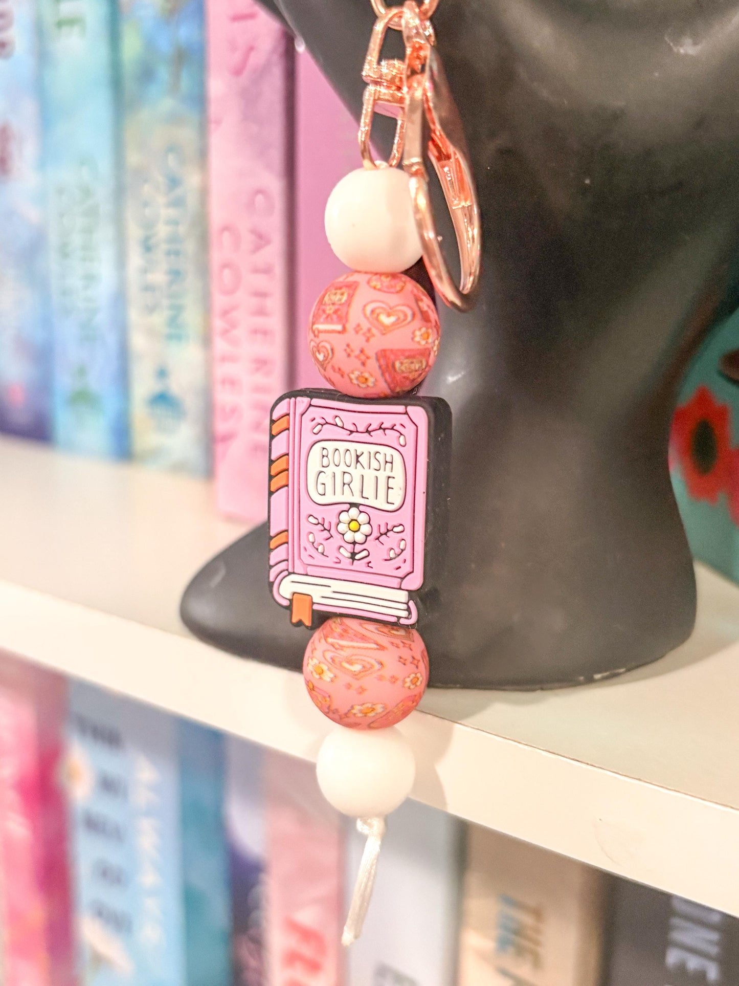 Bookish Girlie Keychain