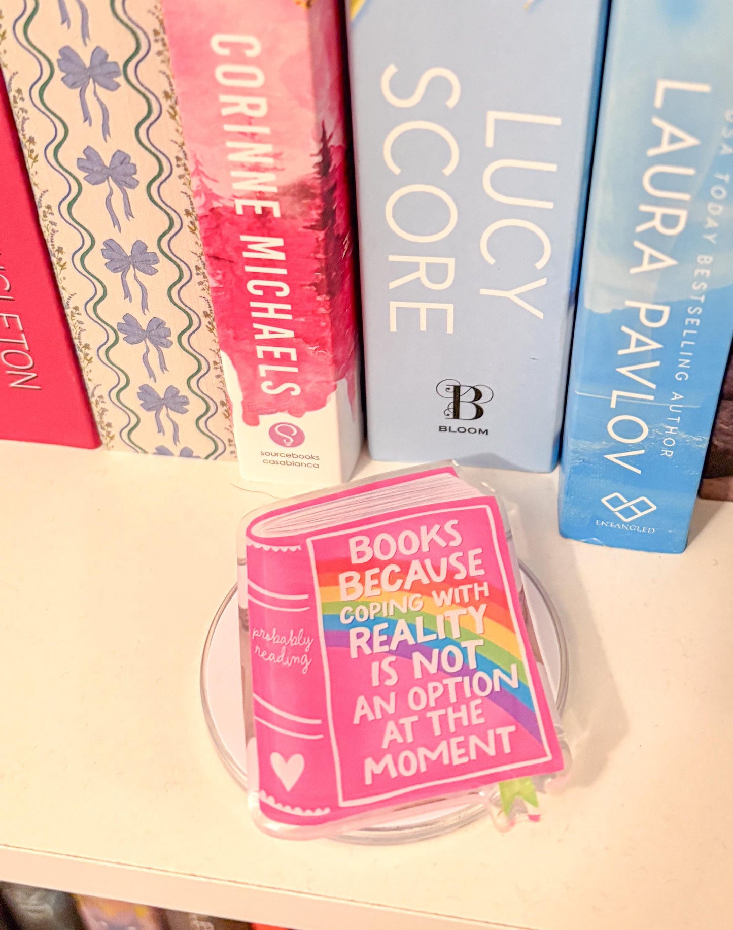 Books because coping with reality isnt an option Grip