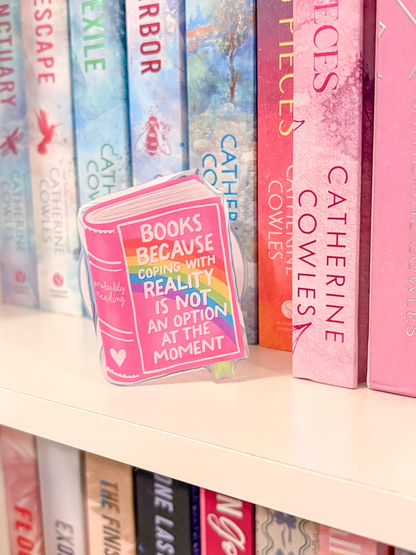 Books because coping with reality isnt an option Grip